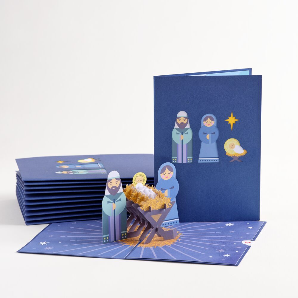 Manger Scene Christmas 12-Pack