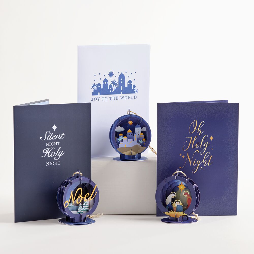 Religious Card with Ornament Christmas 3-Pack