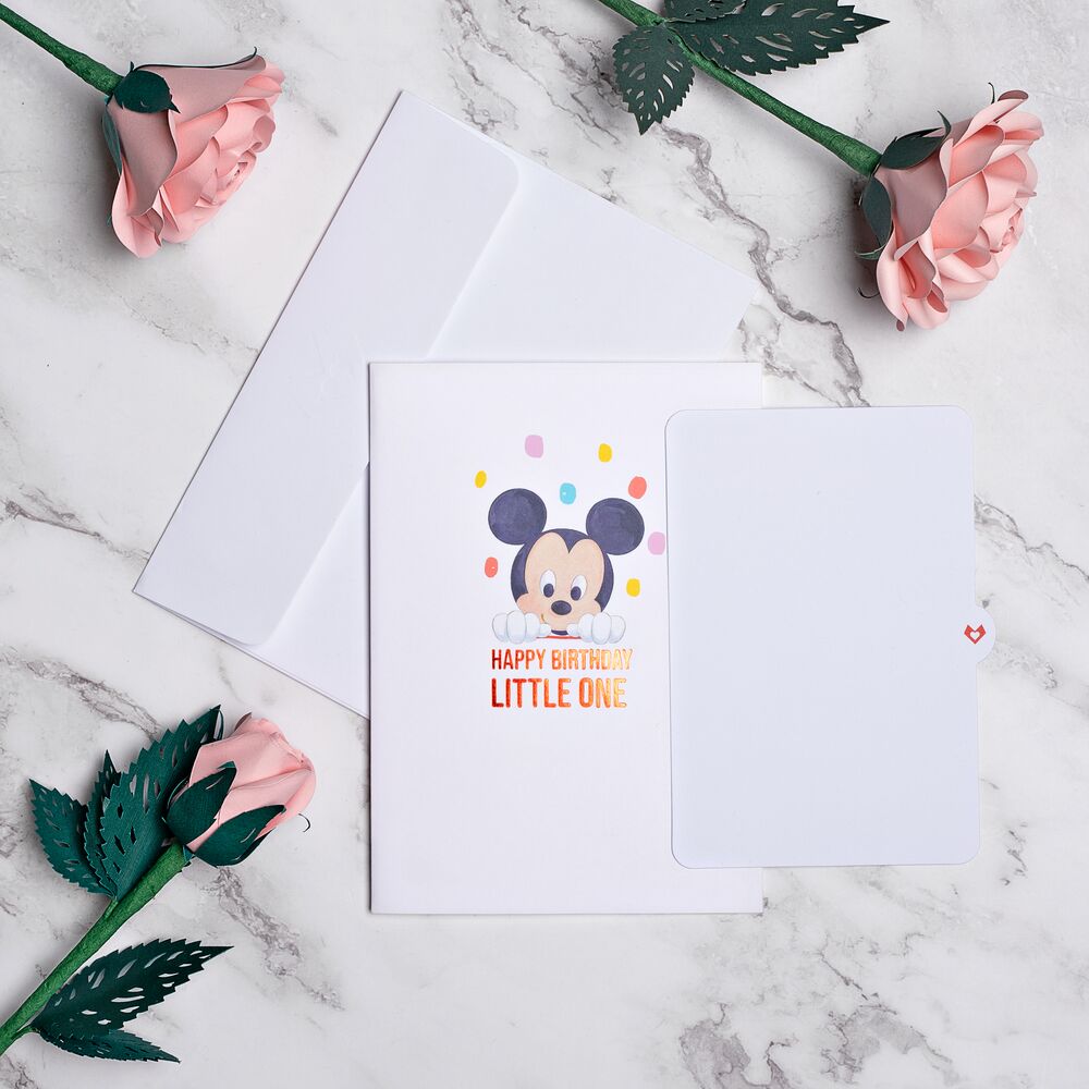 Disney's Mickey and Friends 1st Birthday Pop-Up Card