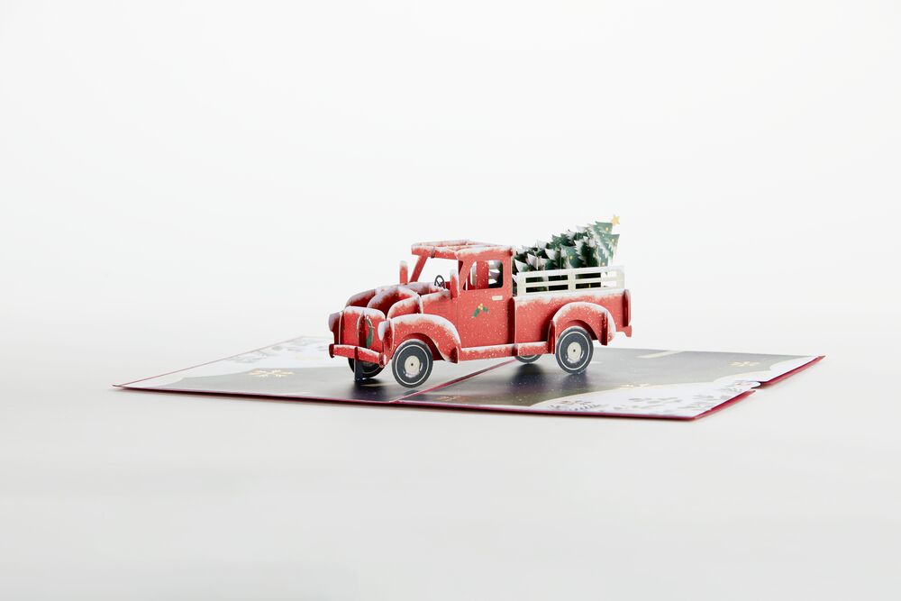 Holiday Truck Pop-Up Card