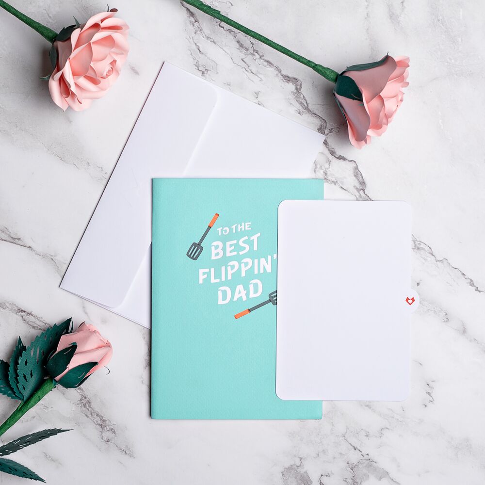 Best Flippin’ Dad Father's Day Pop-Up Card