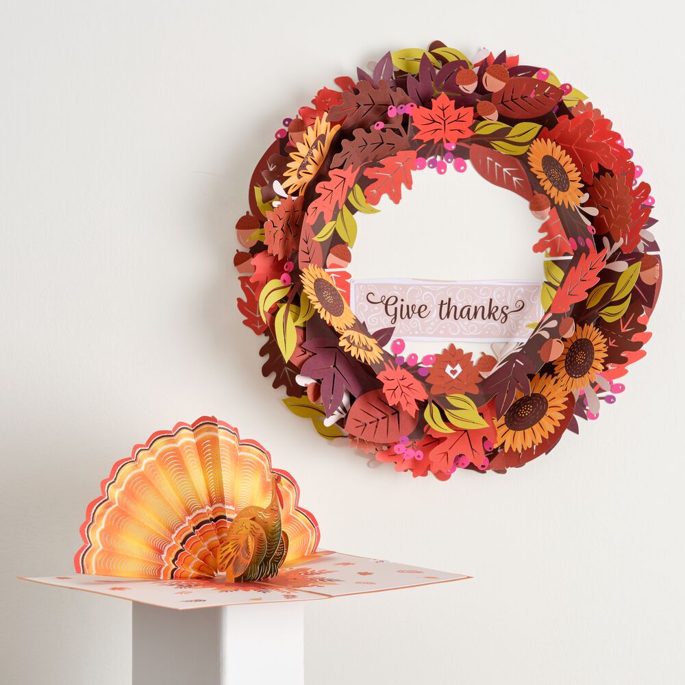 Thanksgiving Wreath & Turkey Bundle