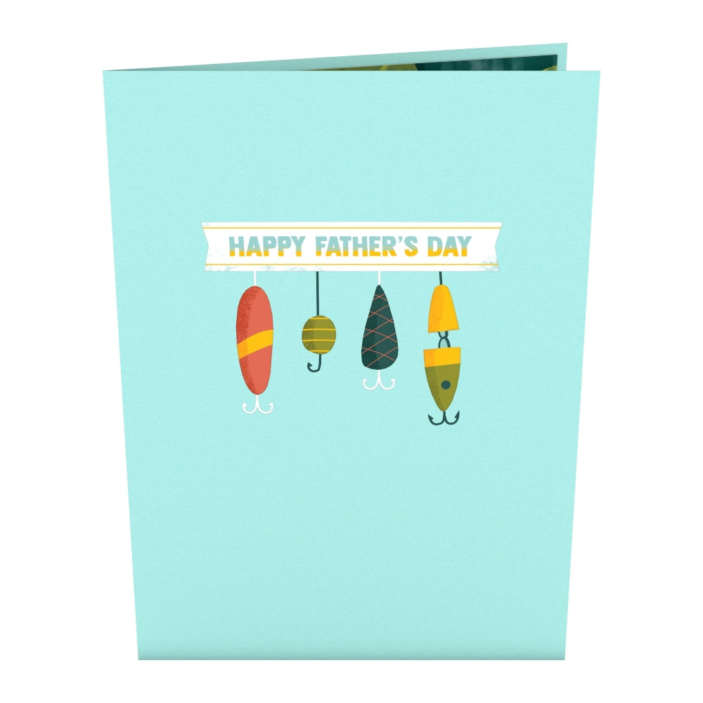 Father’s Day Fishing Bear Pop-Up Card