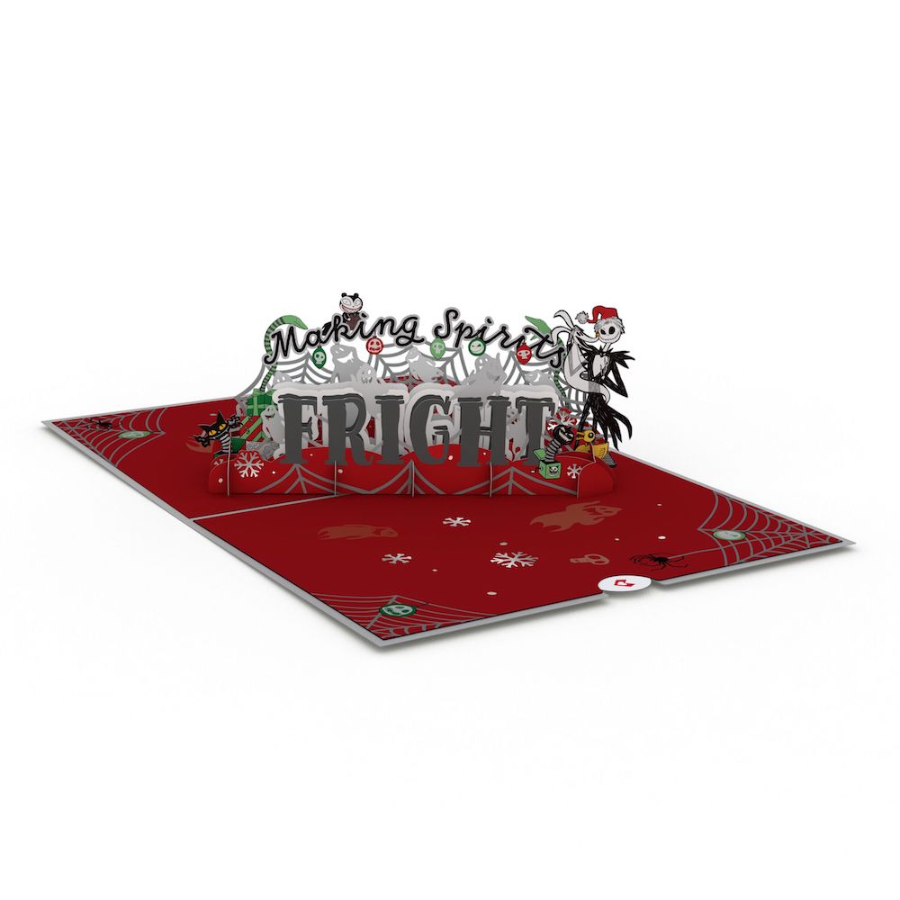 Disney Tim Burton's The Nightmare Before Christmas Making Spirits Fright Pop-Up Card