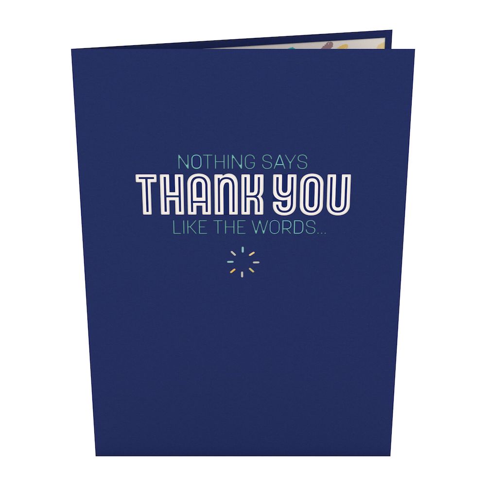 Colorful Thank You Pop-Up Card