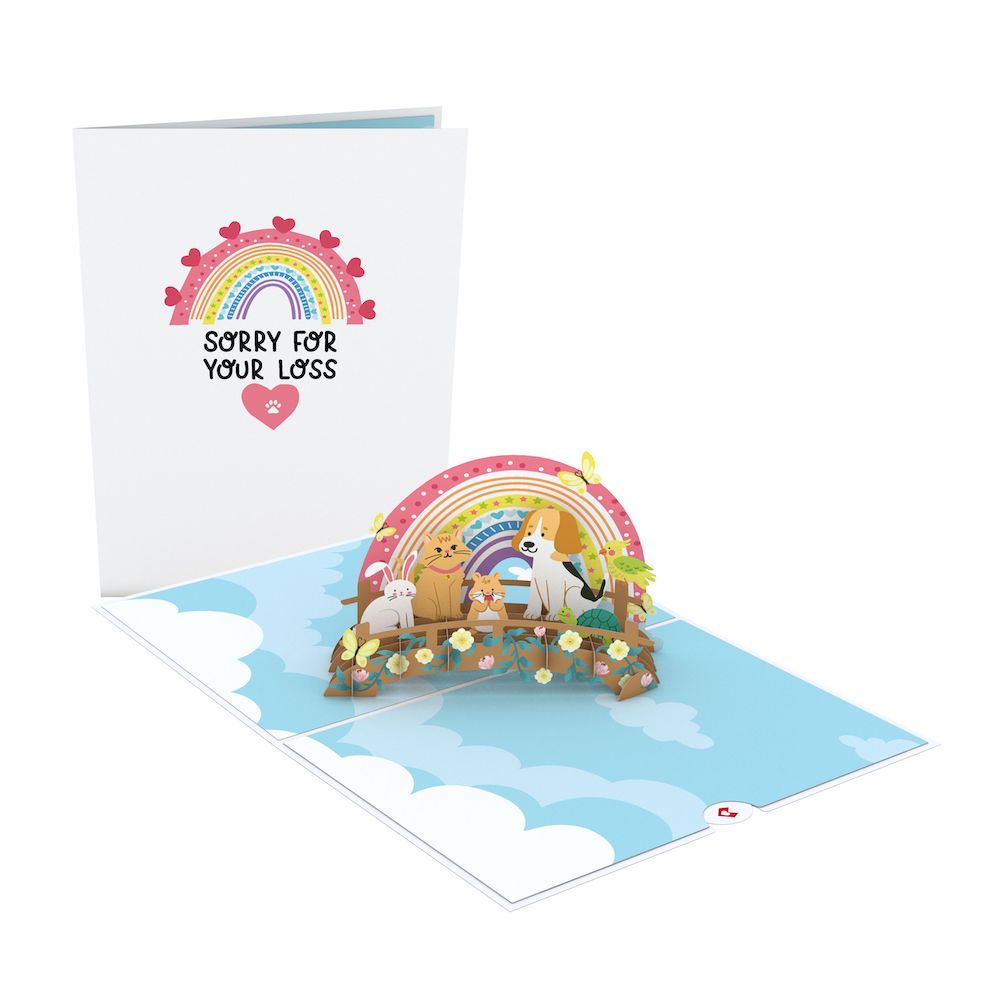 Sympathy Loss of a Pet Pop-Up Card