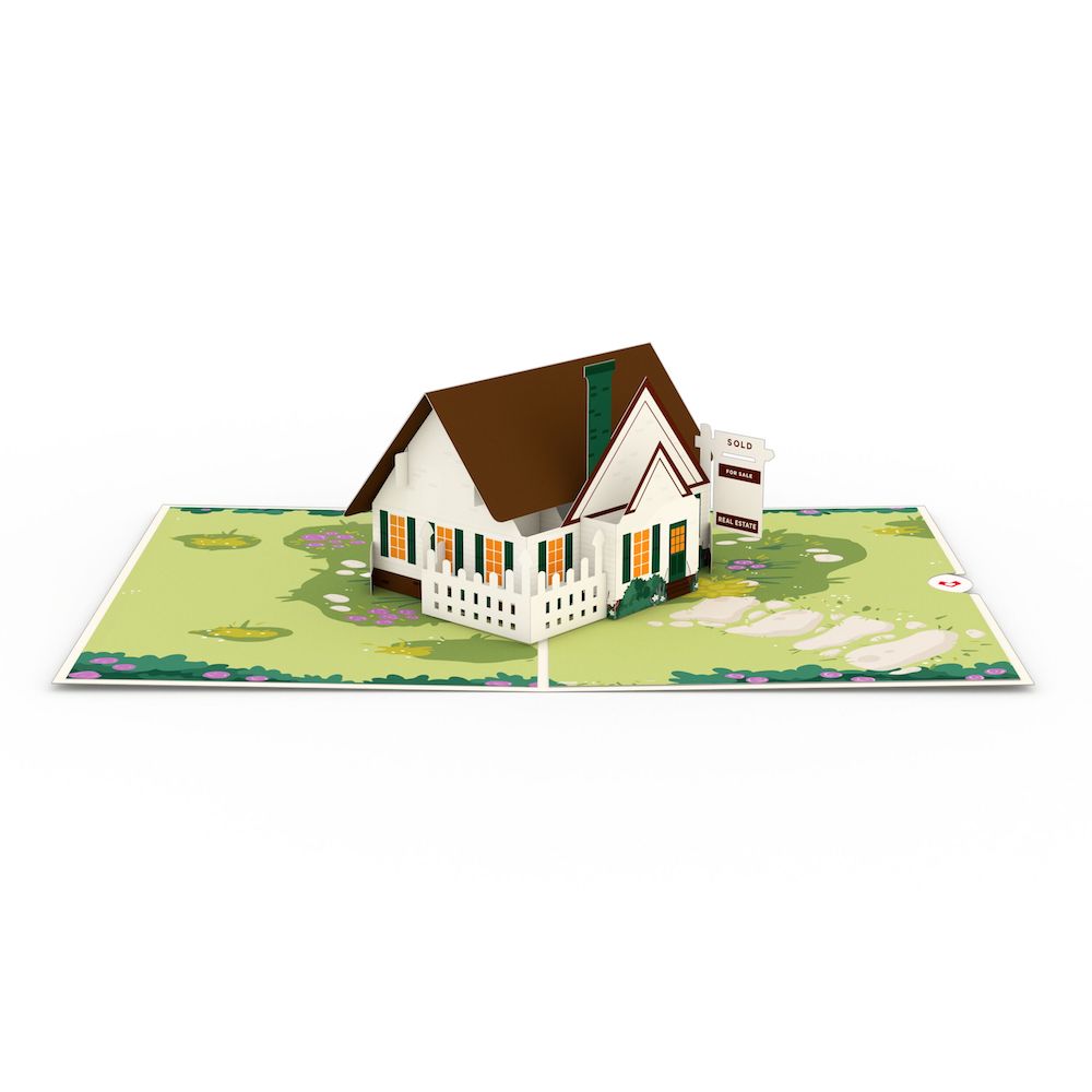 House for Sale Pop-Up Card