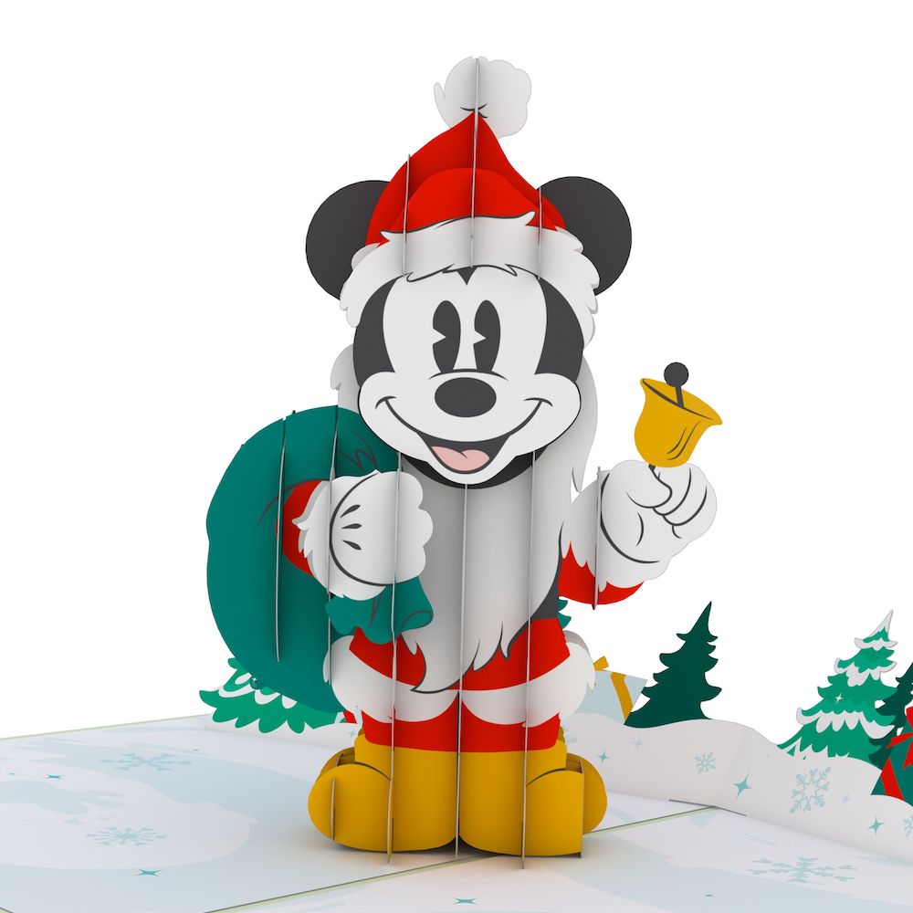 Disney's Mickey Mouse Santa Pop-Up Card