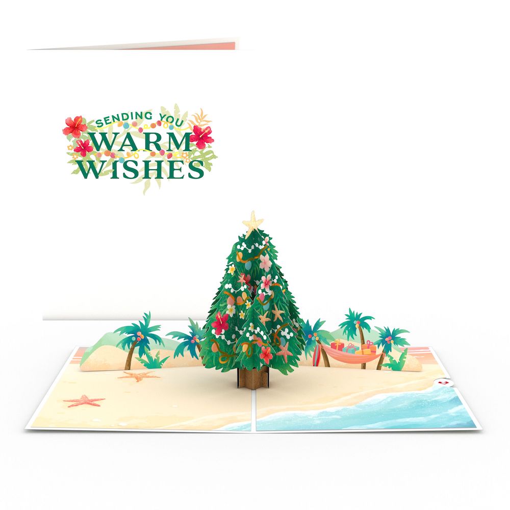 Warm Wishes Christmas Tree Pop-Up Card