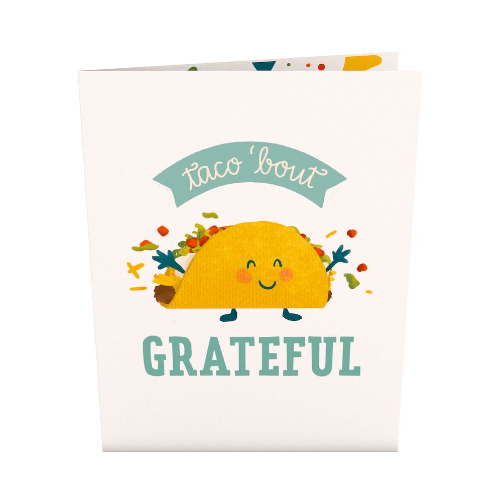 Grateful Taco: Paperpop® Card