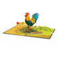 Rooster Pop-Up Card