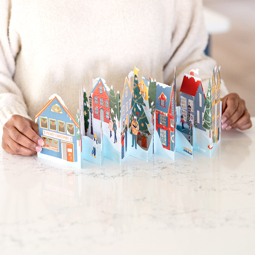 Merry Christmas Village Loooooong Card™