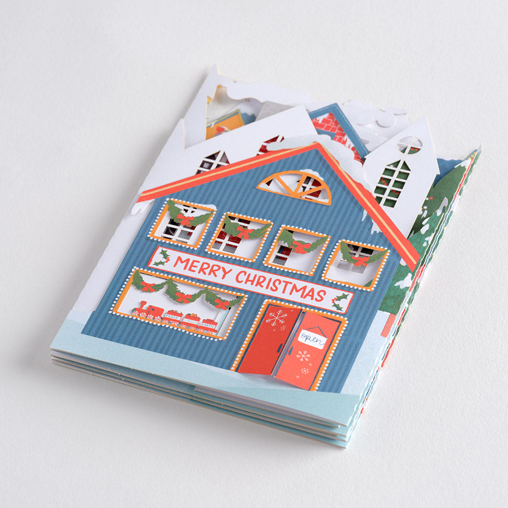 Merry Christmas Village Loooooong Card™
