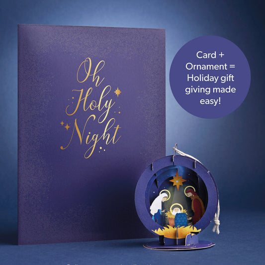 Nativity Card with Ornament