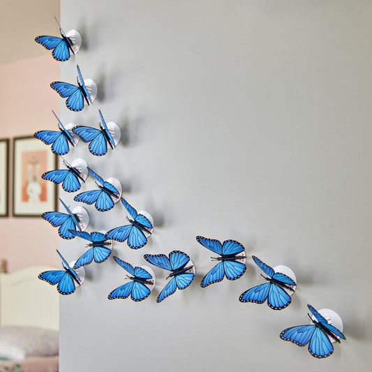 Stickerpop™: Blue Morpho Butterfly (15-Pack)