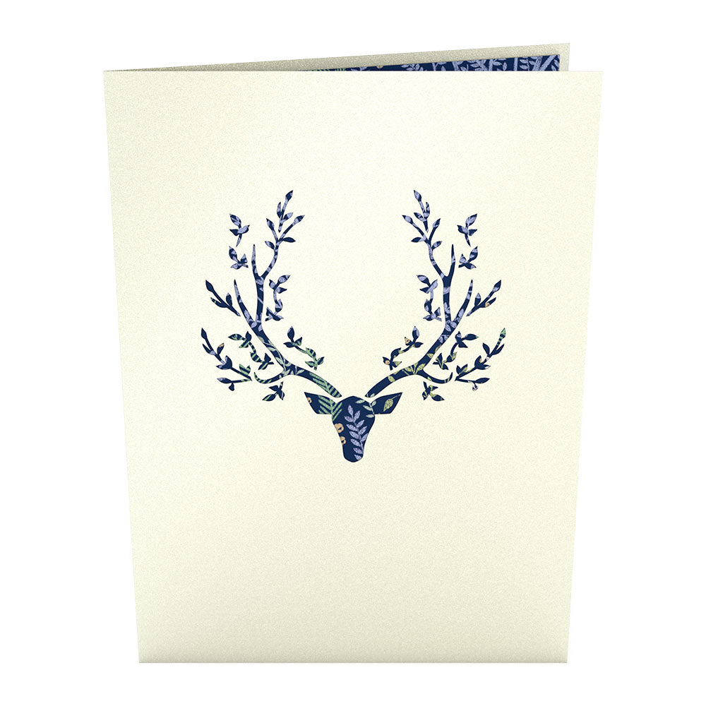 Surreal Deer Pop-Up Card