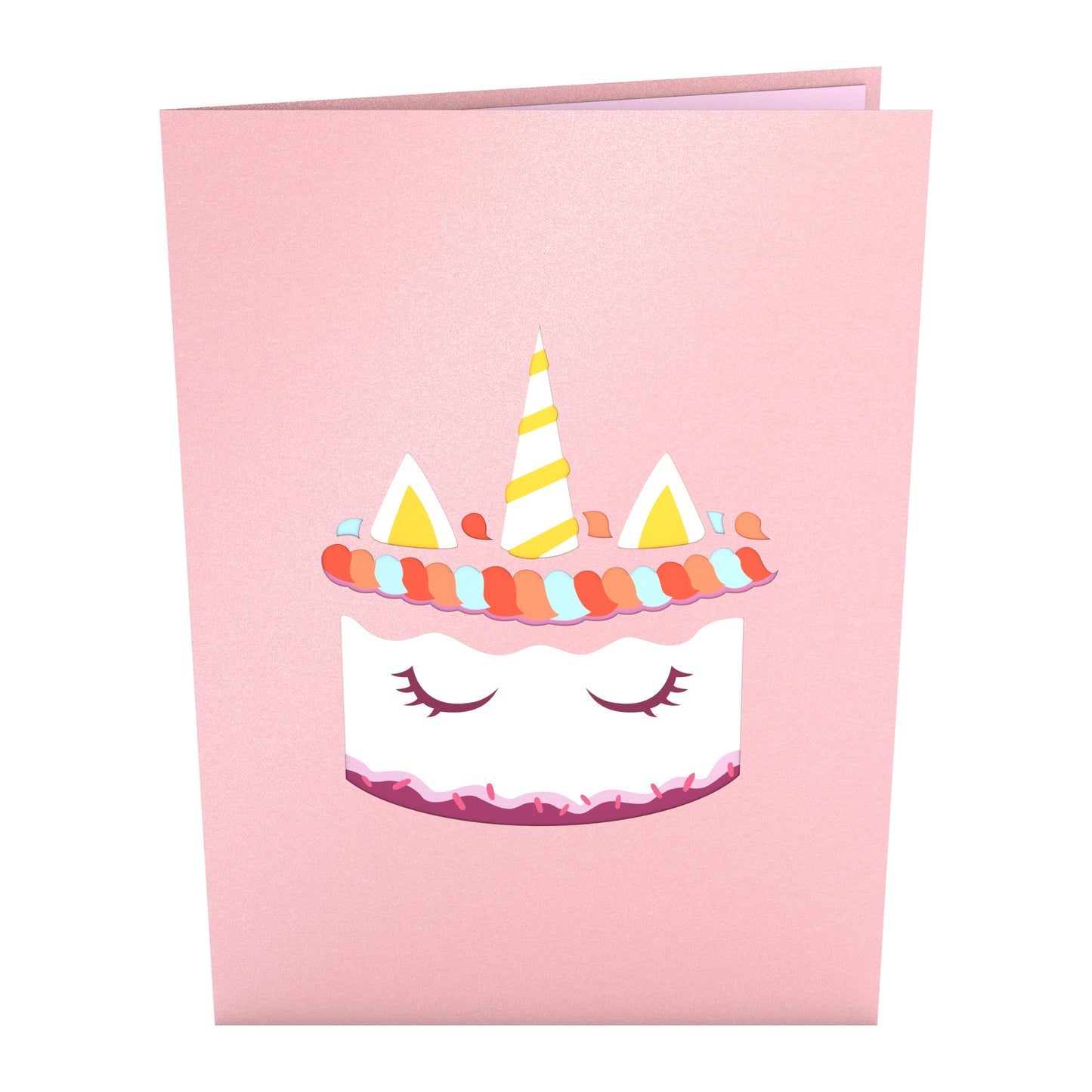 Unicorn Cake Pop-Up Card