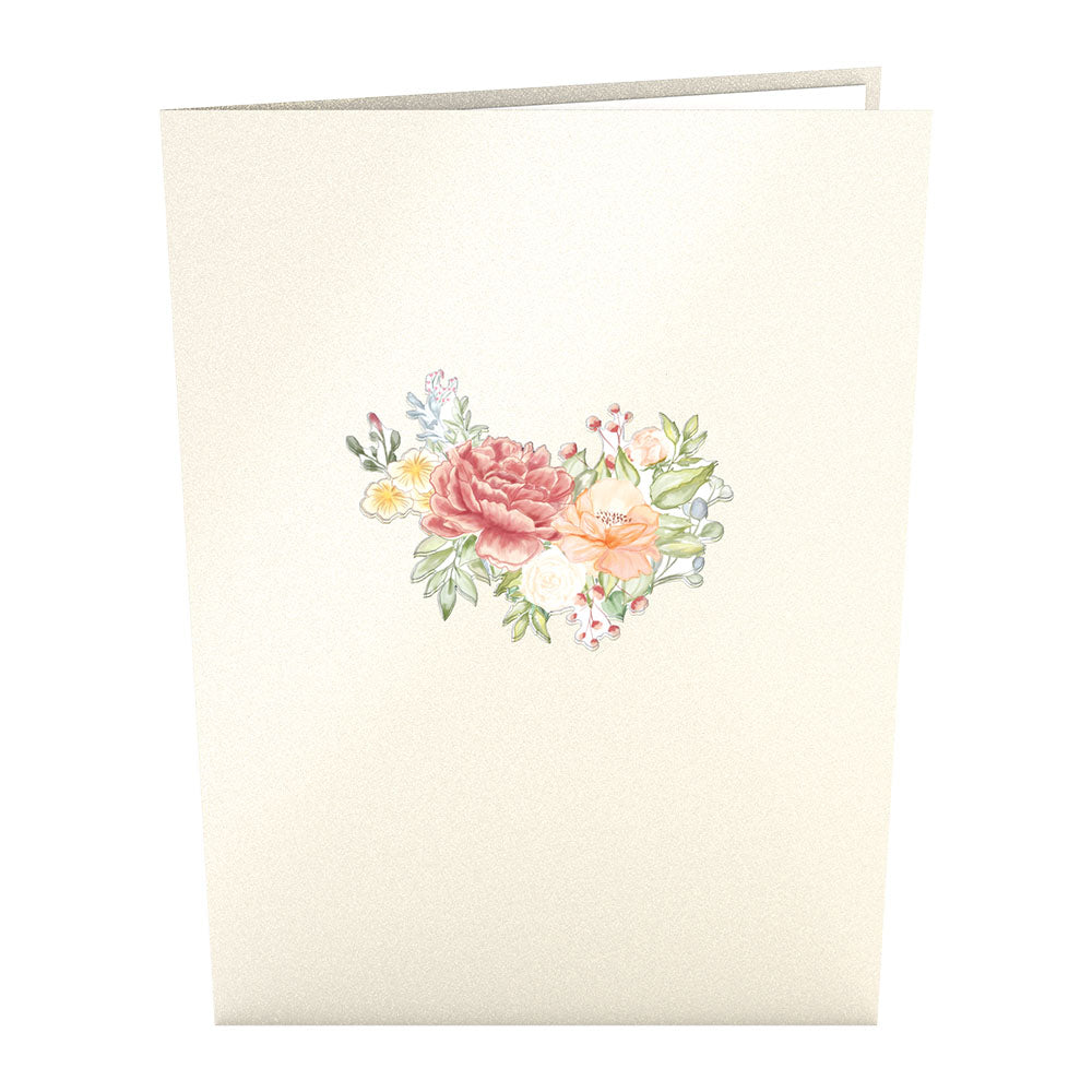 Wedding Florals Pop-Up Card