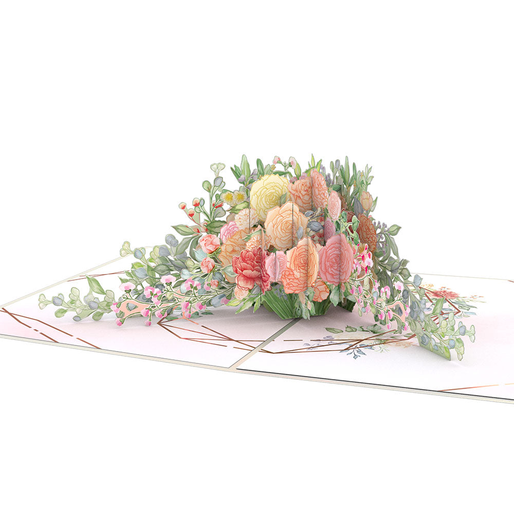 Wedding Florals Pop-Up Card