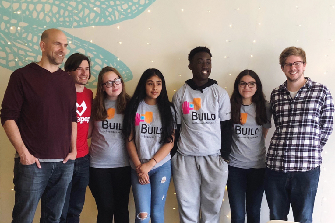 BUILD students visit Lovepop ahead of pitch competition