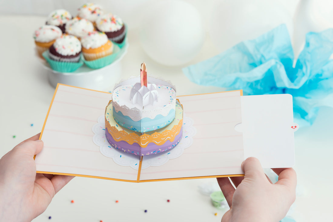 Happy Birthday Cake Pop-Up Card