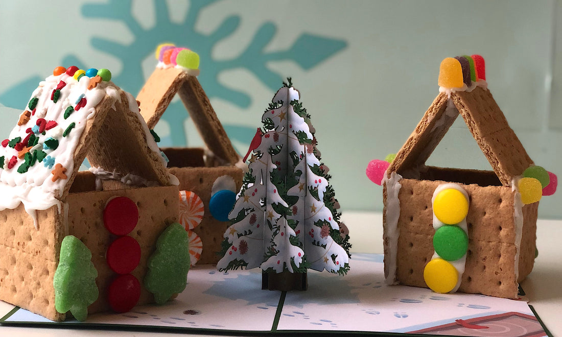 DIY: How to make a Gingerbread Village with Lovepop