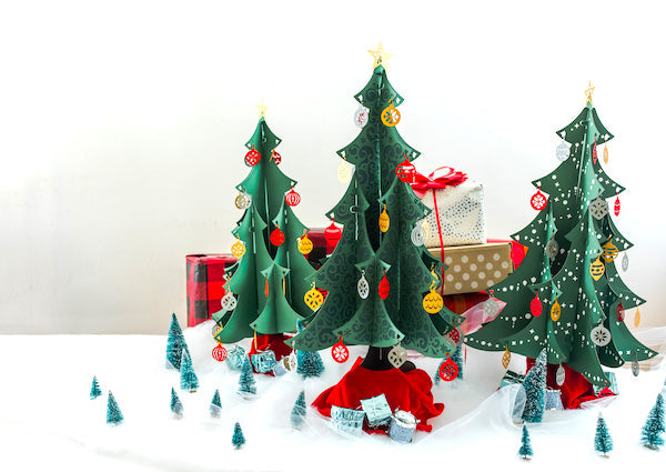 Get to know our Lovepop Tabletop Christmas Trees