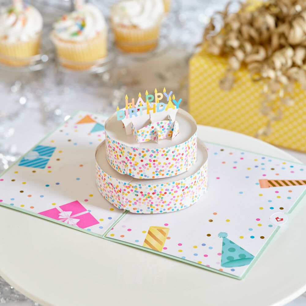 Pop-Up Birthday Cake Greeting Card