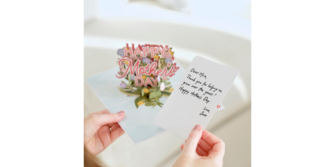 How to add a personalized note to your pop-up card or gift