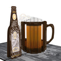 Beer Father's Day Pop-Up Card and Trophy Lawn Care Sentiment Set