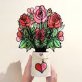 Radiant Rose Suncatcher Bouquet