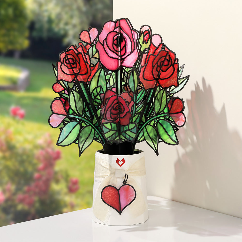 Radiant Rose Suncatcher Bouquet