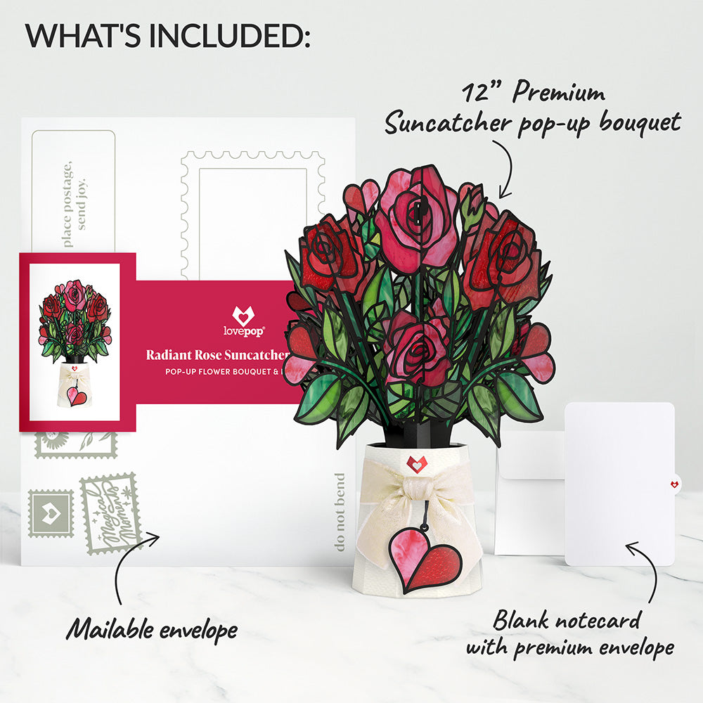 Radiant Rose Suncatcher Bouquet