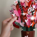 You Light Up My Life Light-Up Pop-Up Card & Bouquet Bundle