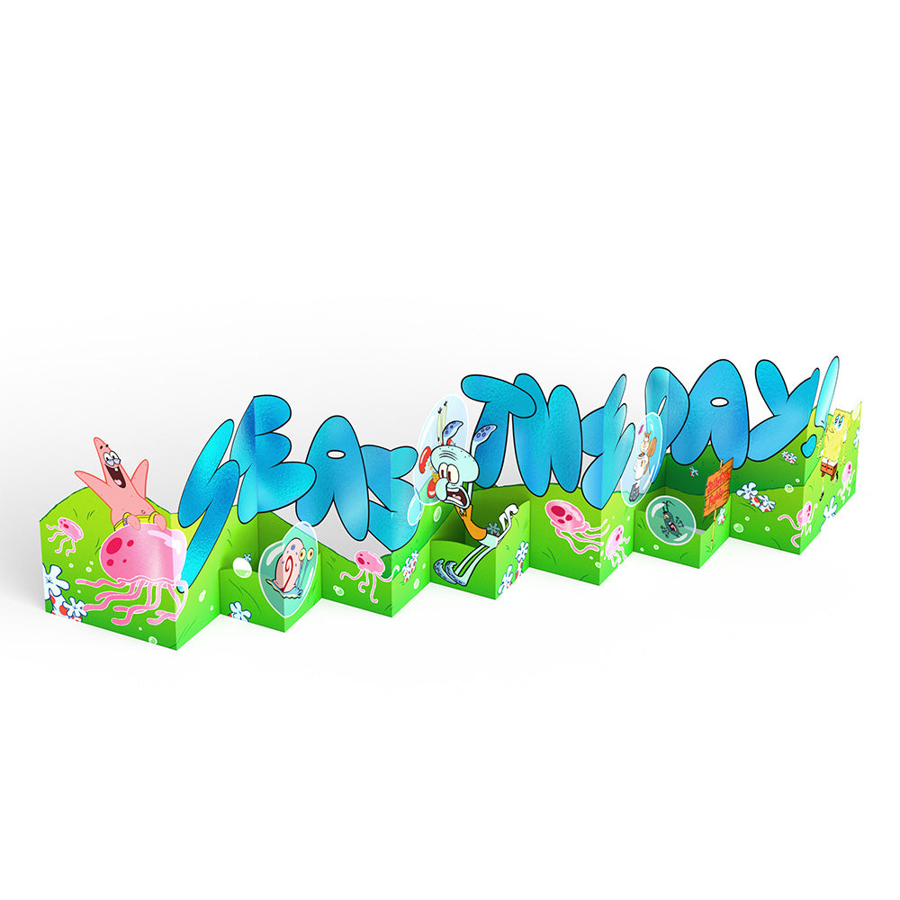 SpongeBob SquarePants Seas the Day! Loooooong Card™ (Expands to 2 feet)