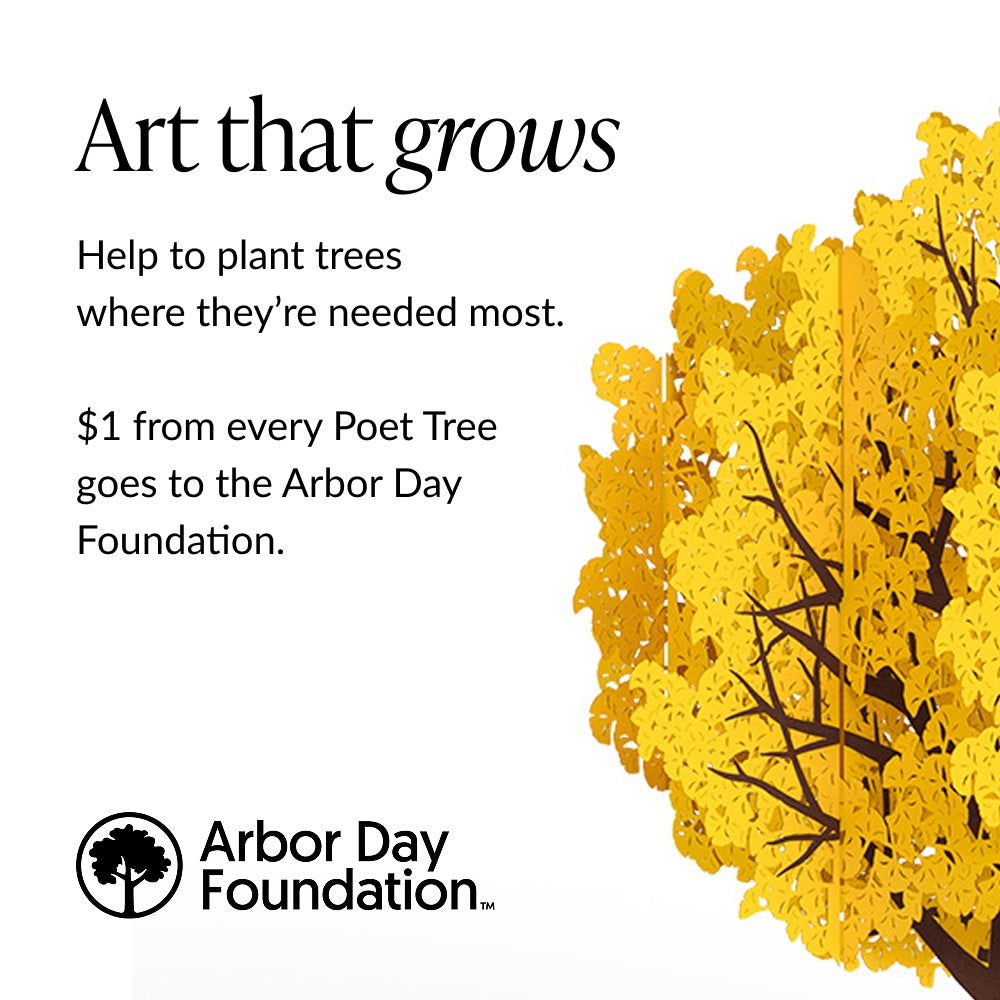 Gingko Biloba Poet Tree Pop-Up Paper Sculpture