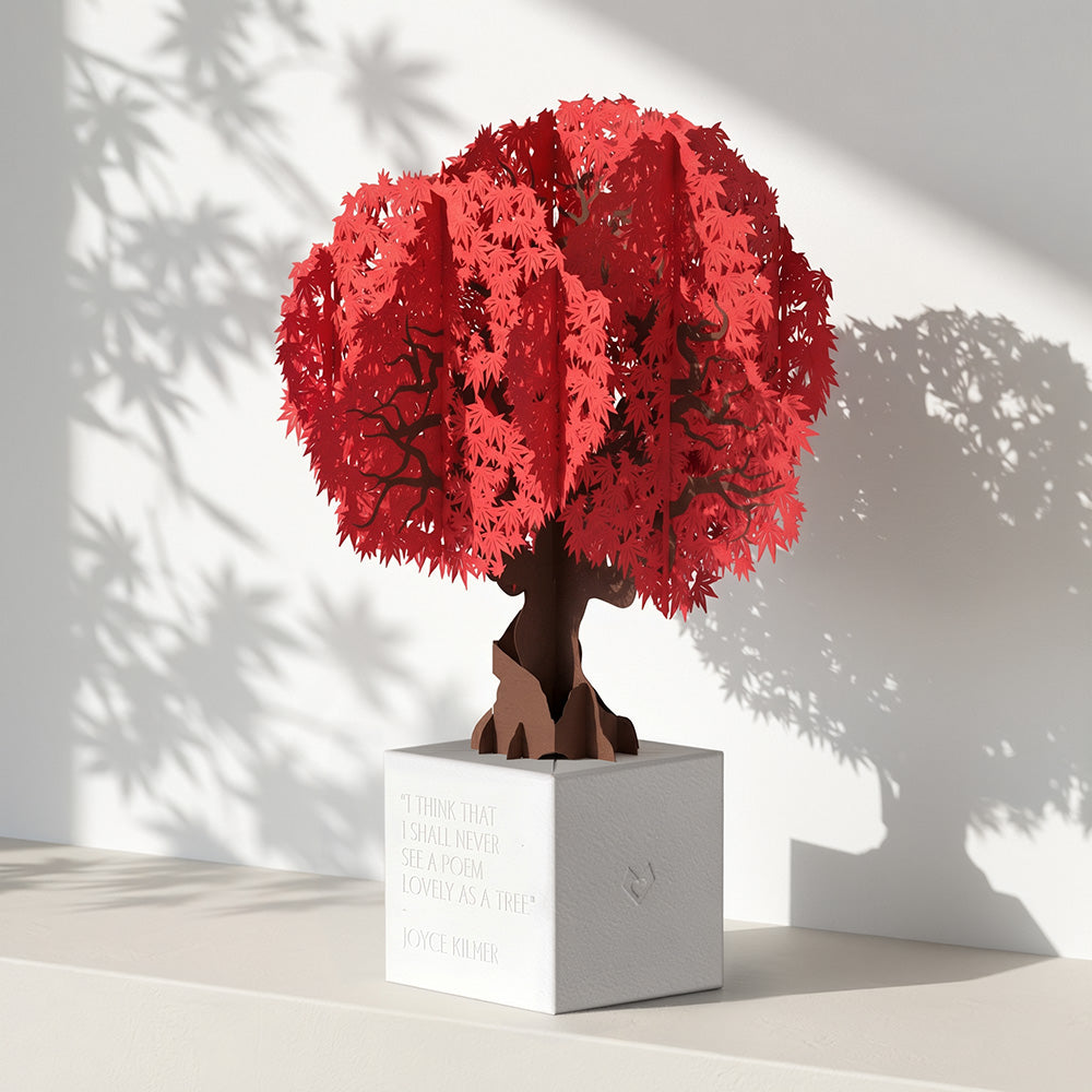Japanese Maple Poet Tree Pop-Up Paper Sculpture