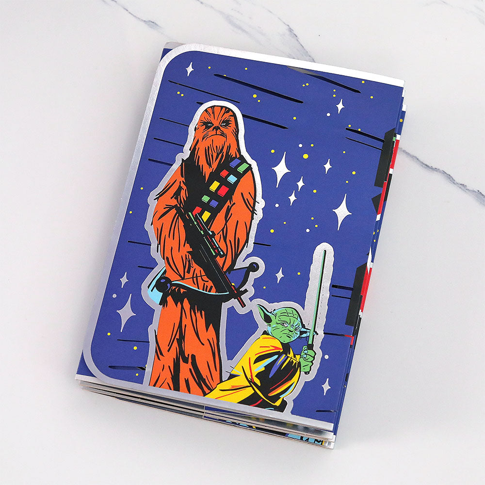 Star Wars™ Hope Your Day Rules Loooooong Card™ (Expands to 2 feet)