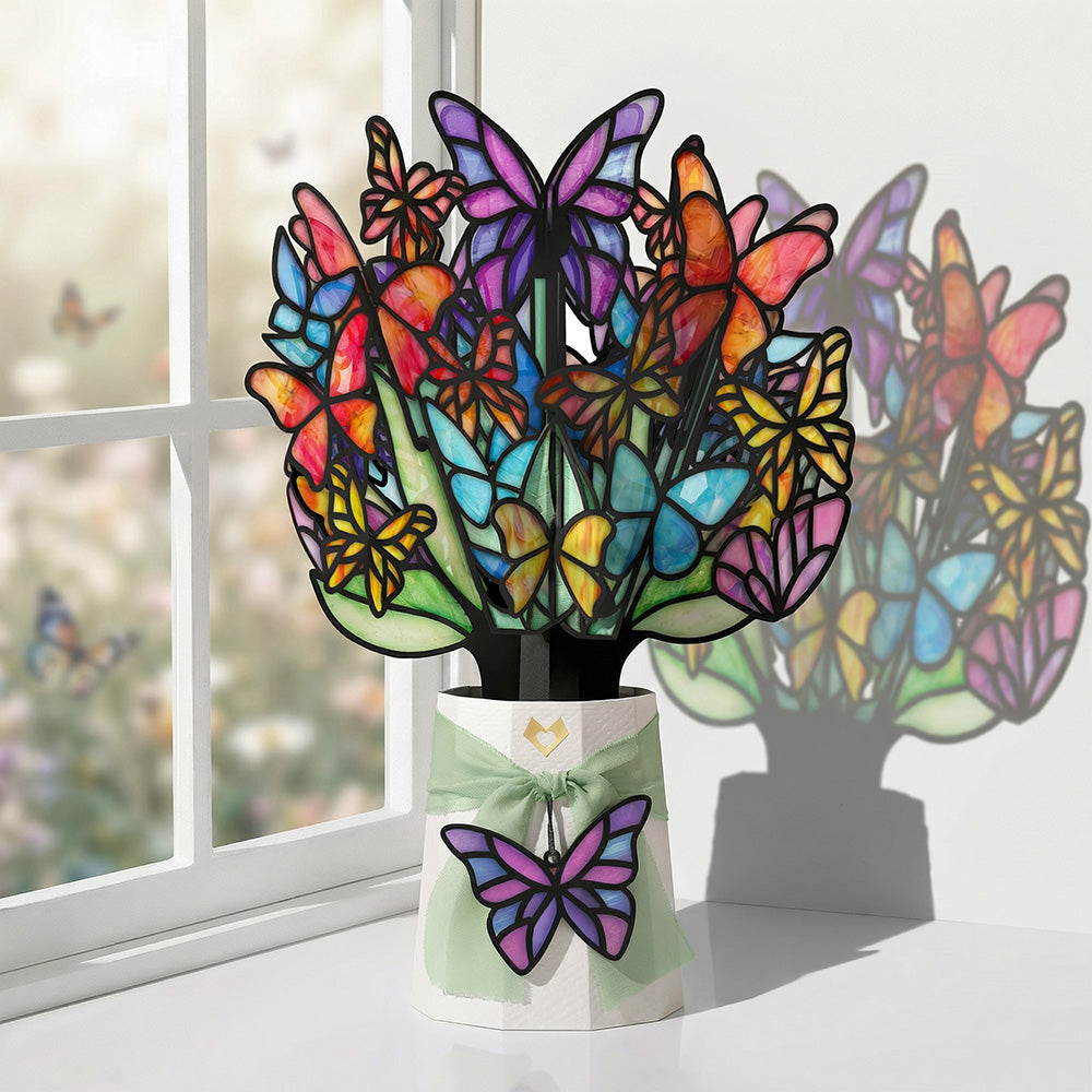 Butterfly Brilliance Suncatcher Bouquet