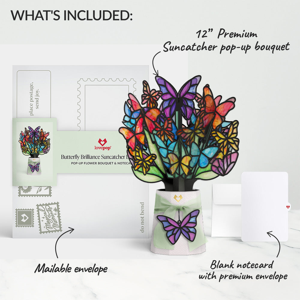 Butterfly Brilliance Suncatcher Bouquet