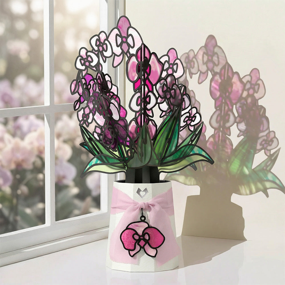 Orchid Gleam Suncatcher Bouquet