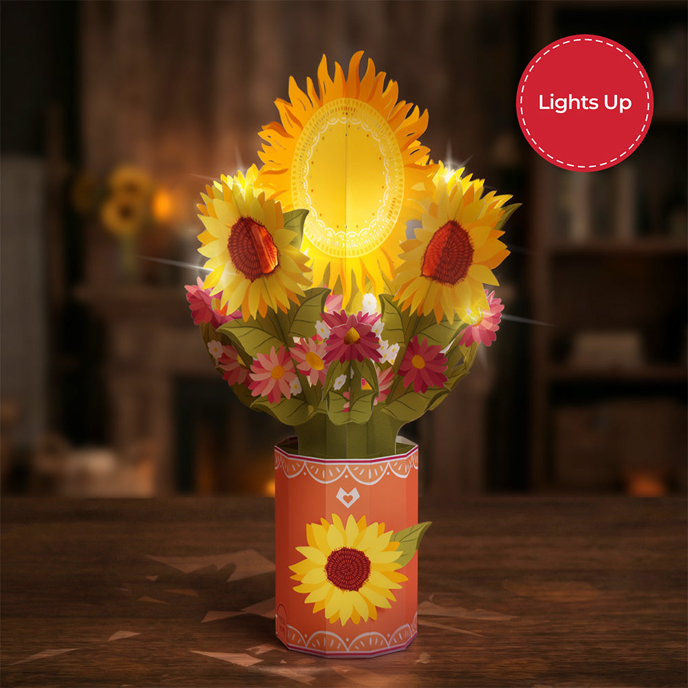 Sunflower Sunshine Light-Up Bouquet