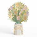 Full Bloom Birthday Cake Pop-Up Card & Luxe Bouquet Bundle