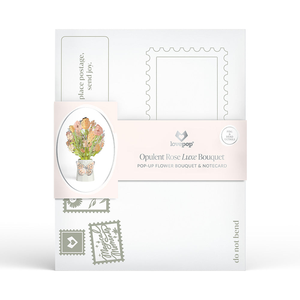 At Least You Don't Have Ugly Children Mother's Day Pop-Up Card & Luxe Bouquet