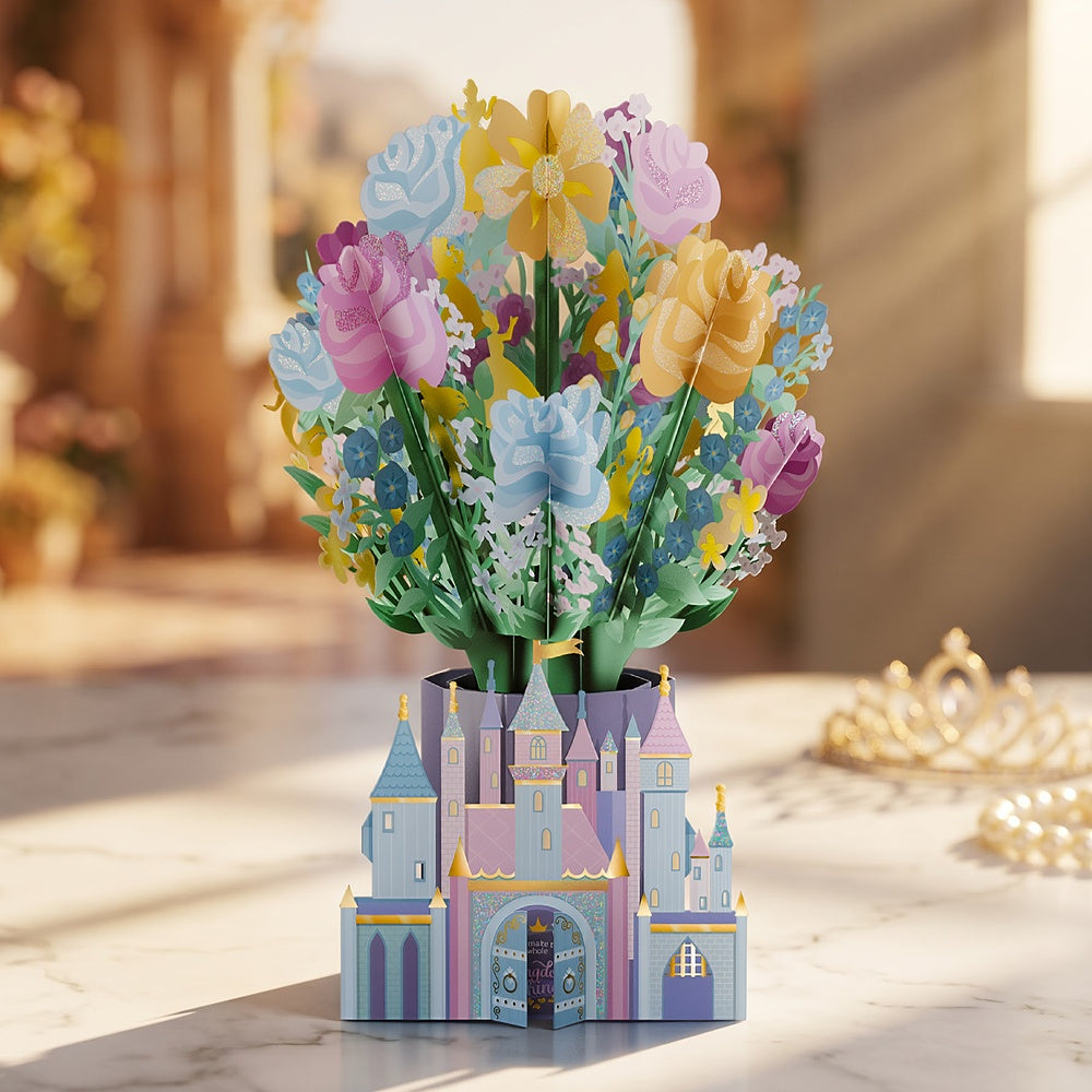 Disney Princess You Make the Whole Kingdom Shine Glitter Flower Buds Bouquet
