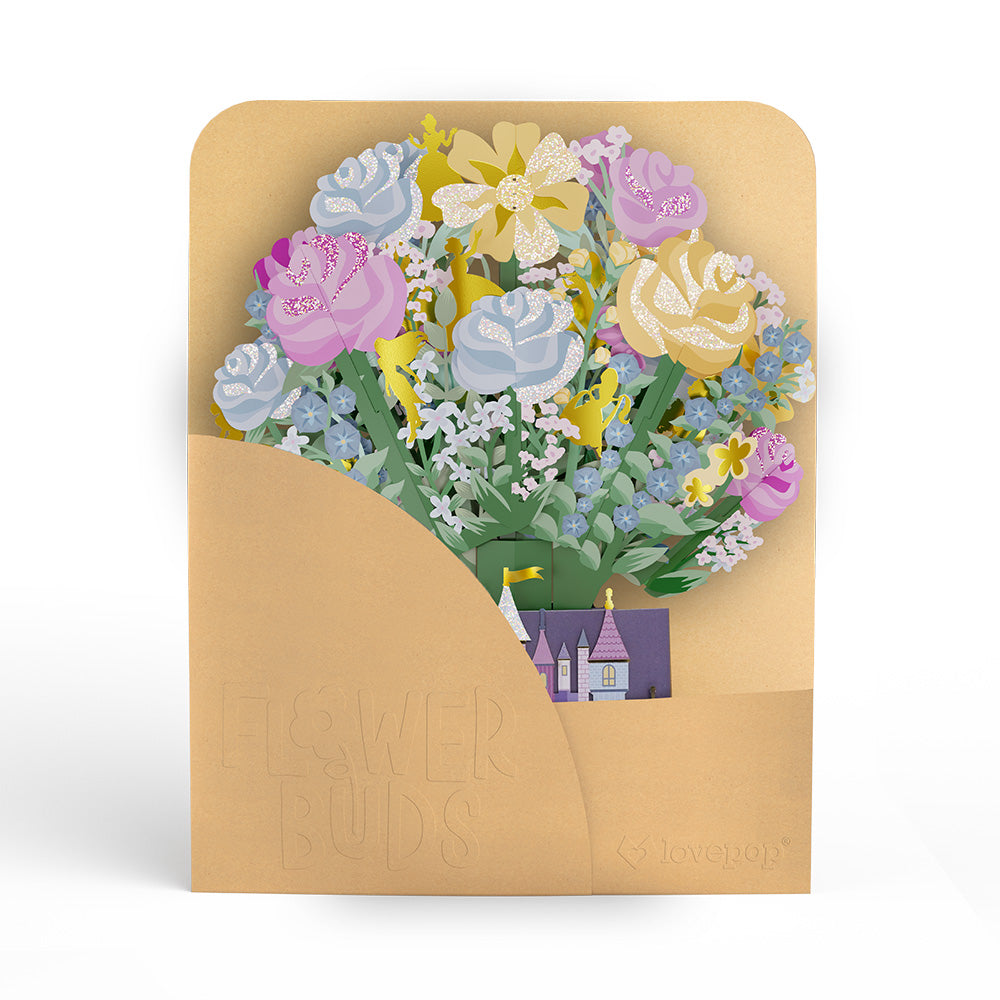 Disney Princess You Make the Whole Kingdom Shine Glitter Flower Buds Bouquet