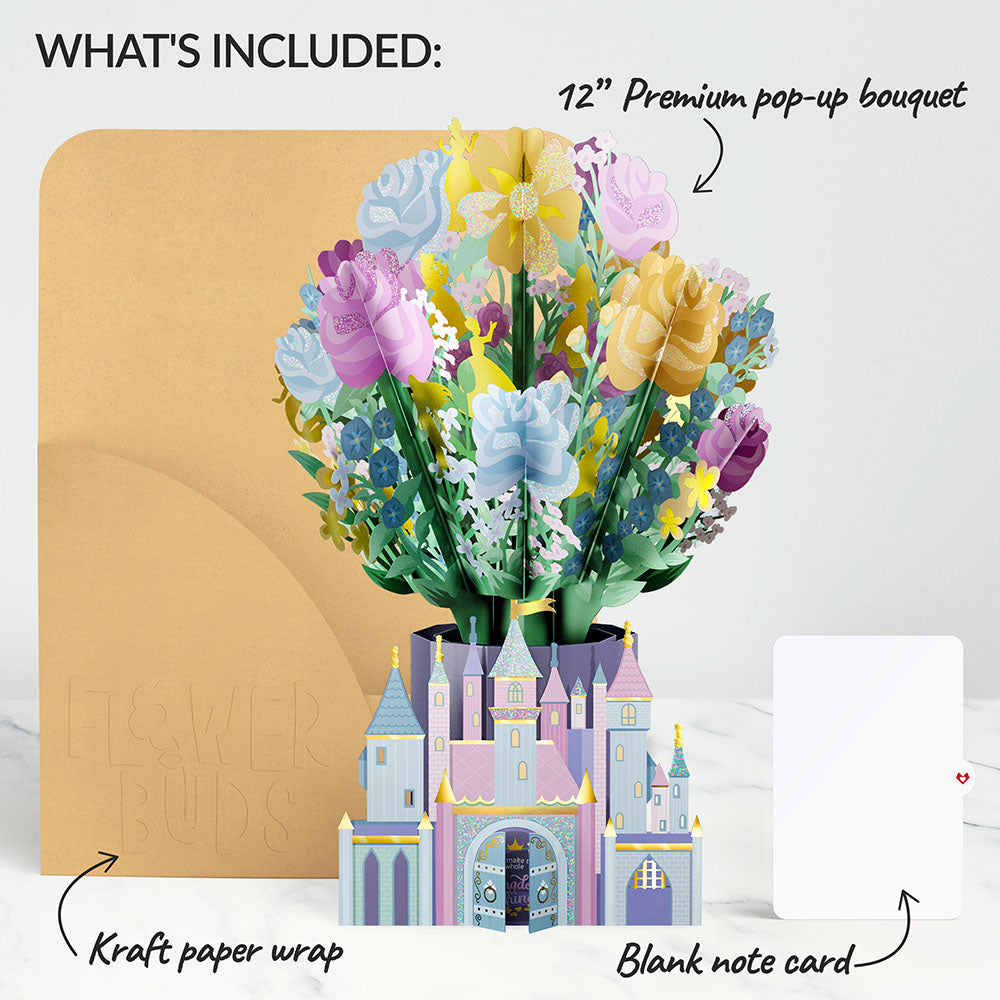 Disney Princess You Make the Whole Kingdom Shine Glitter Flower Buds Bouquet
