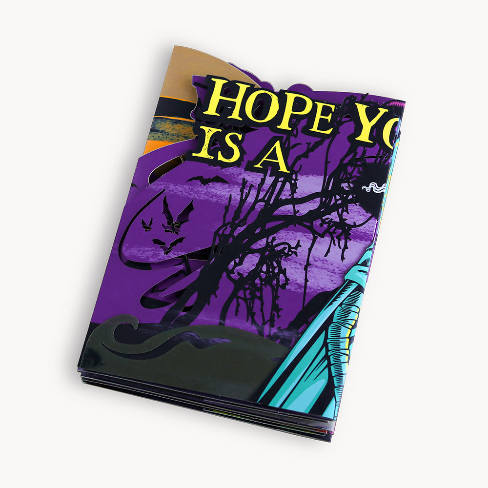 Universal Monsters Hope Your Day Is a Horrific Treat Loooooong Card™ (Expands to 2 feet)