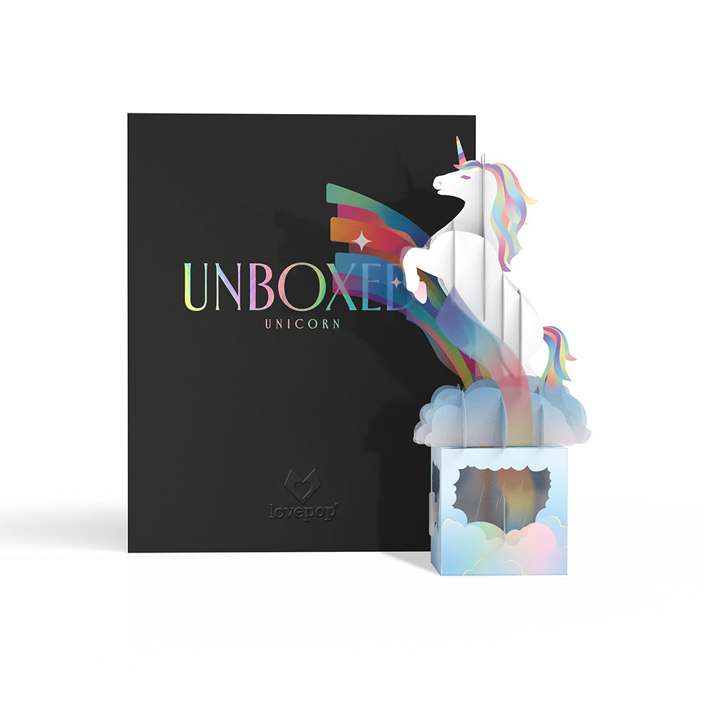 Unicorn Unboxed Pop-Up Paper Sculpture