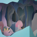 Hummingbird Unboxed Pop-Up Paper Sculpture